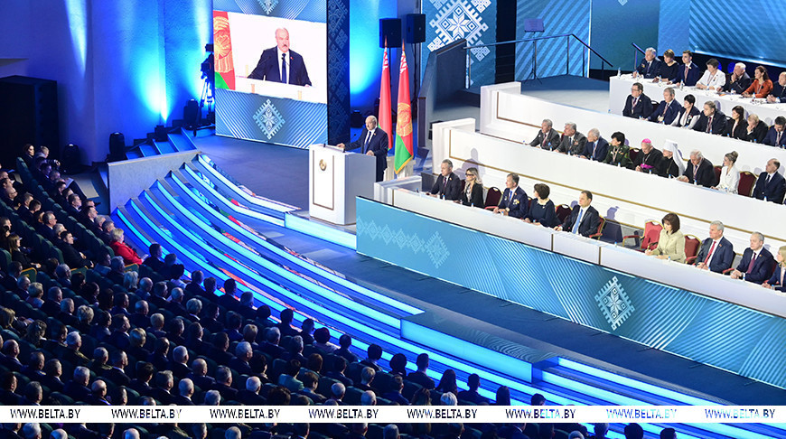 Во время VI Всебелорусского народного собрания, 11 февраля 2021 года