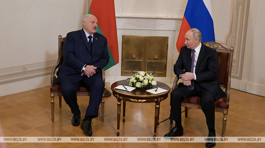 Александр Лукашенко и Владимир Путин