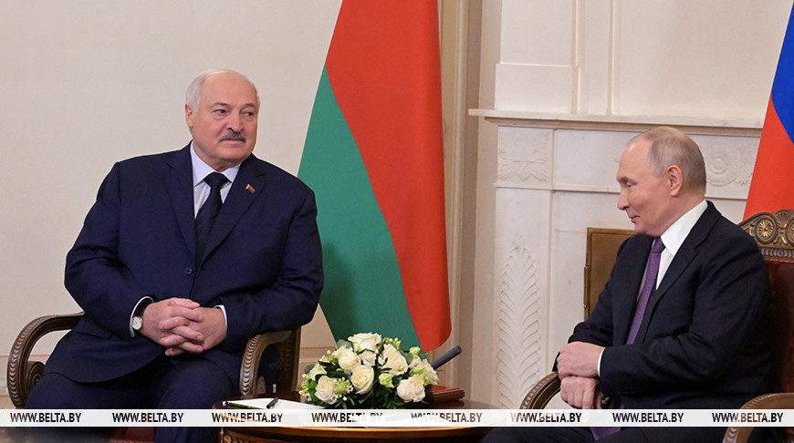 Александр Лукашенко и Владимир Путин