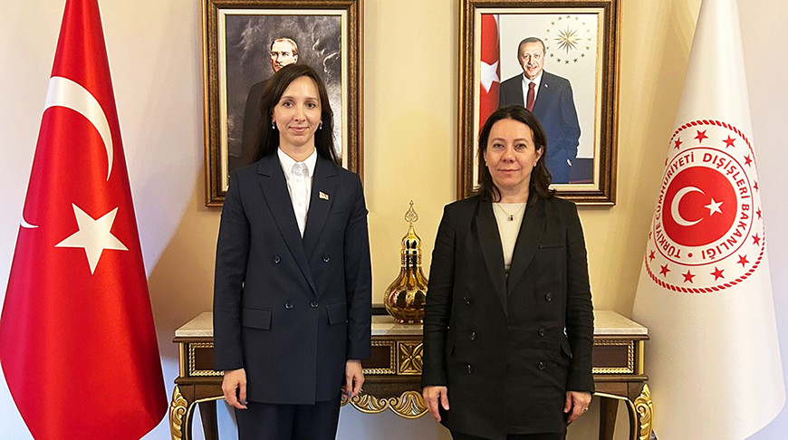 Евгения Борткевич и Айше Сезен Услуер. Фото МИД