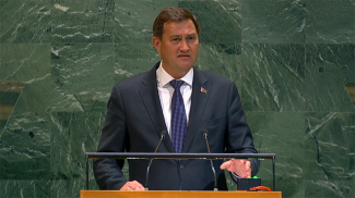 Максим Рыженков. Скриншот видео un.org