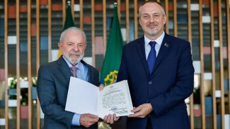 Луис Инасиу Лула да Силва и Андрей Андреев. Фото МИД