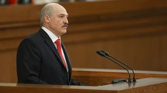 Александр Лукашенко обратился с ежегодным Посланием к белорусскому народу и Национальному собранию, апрель 2016 года