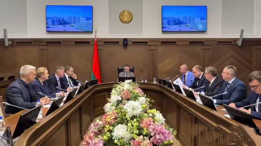 Скриншот видео из Telegram-канала "Правительство Беларуси"