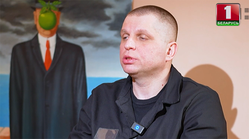 Томаш Бероза. Скриншот видео "Беларусь 1"