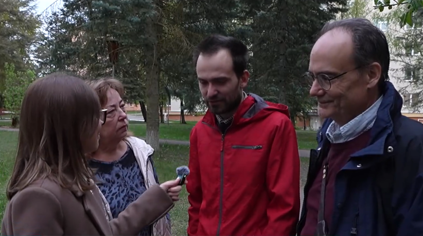 Скриншот видео телеканала "Беларусь 1"