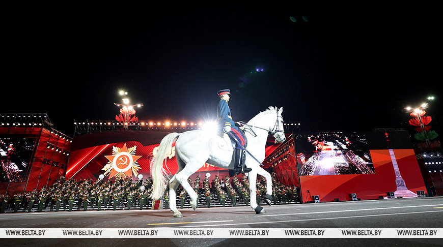 Во время генеральной репетиции парада в Минске