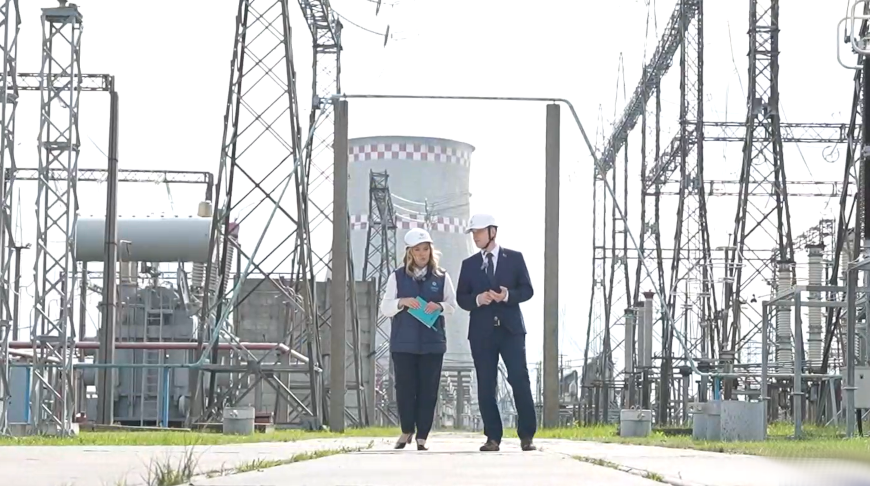 Скриншот видео телеканала "Беларусь 1"