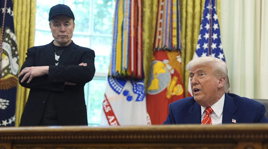 Илон Маск и Дональд Трамп. Фото АР