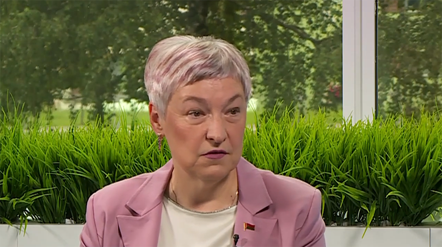 Инна Медведева. Скриншот видео телеканала "Первый информационный"