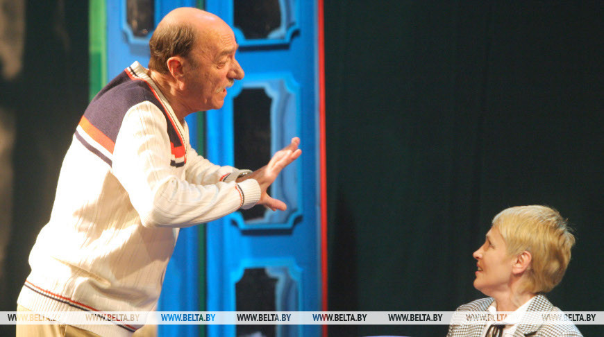 Григорий Белоцерковский во время спектакля. Фото из архива