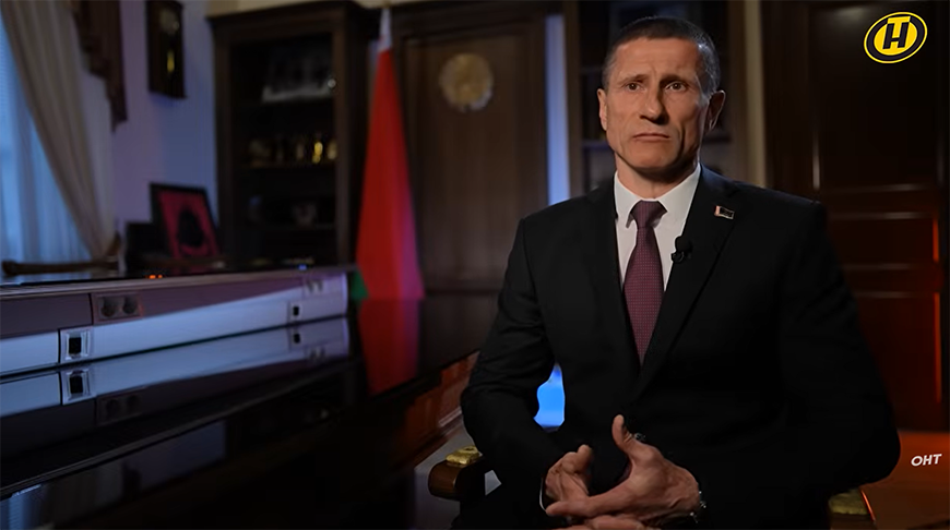 Андрей Павлюченко. Скриншот видео телеканала ОНТ