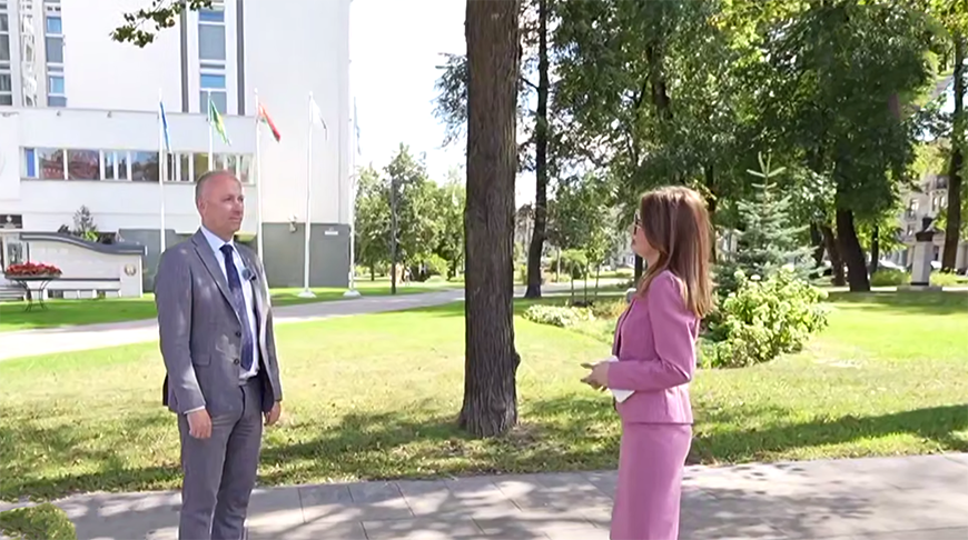 Скриншот видео "Беларусь1"