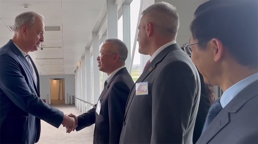 Скриншот видео из Telegram-канала Палаты представителей Национального собрания