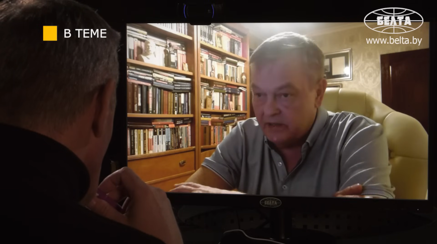 Евгений Спицын. Скриншот видео БЕЛТА