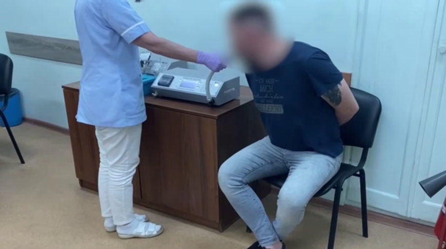 Скриншот видео ГУВД Мингорисполкома