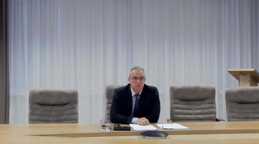 Олег Борович. Скриншот видео Дома Прессы