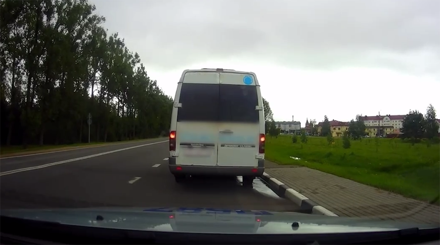 Скриншот видео УГАИ УВД Минского облисполкома