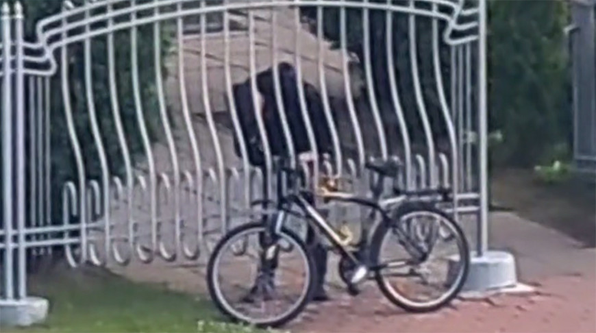 Скриншот видео ГУВД Мингорисполкома