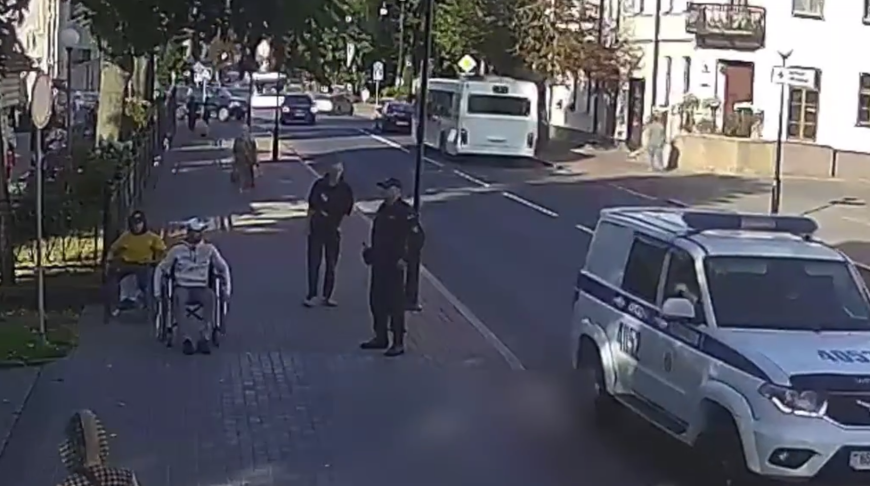 Скриншот видео УВД Гродненского облисполкома