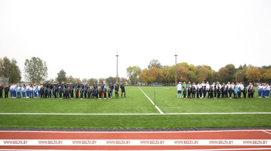 Обновленный стадион и оздоровительный корпус открыли в Белоозерске в день областных «Дажынак»