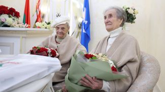 Лариса Байбус и Тамара Калиновская