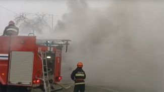 Скриншот видео Гродненского УМЧС