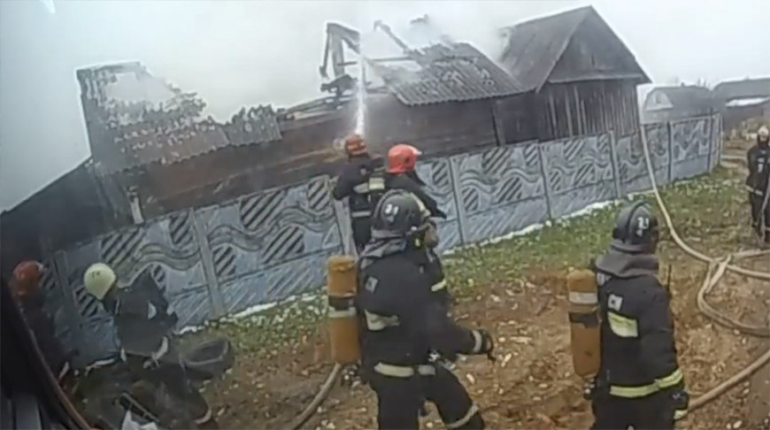 Скриншот видео Могилевского областного управления МЧС