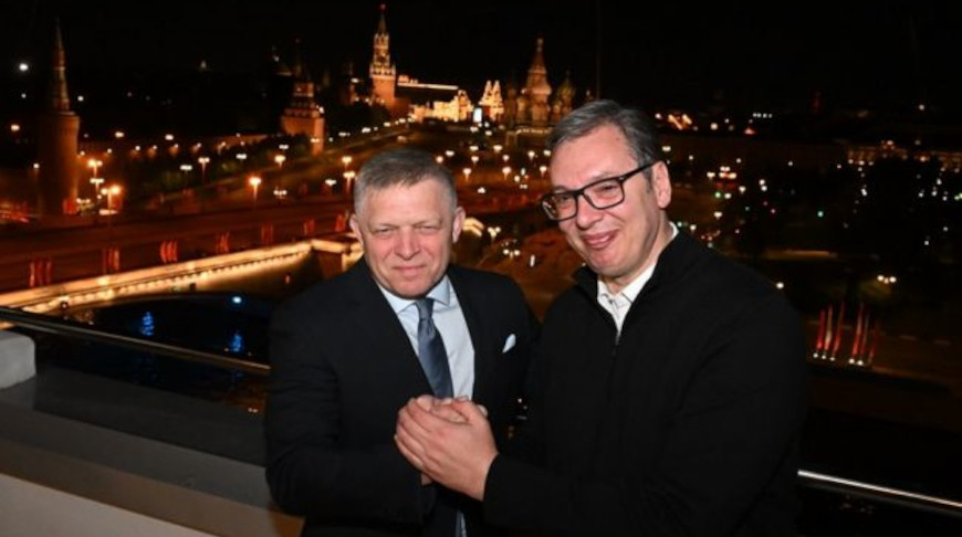 Роберт Фицо и Александар Вучич. Фото из соцсетей