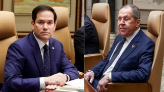 Марко Рубио и Сергей Лавров. Фото АР