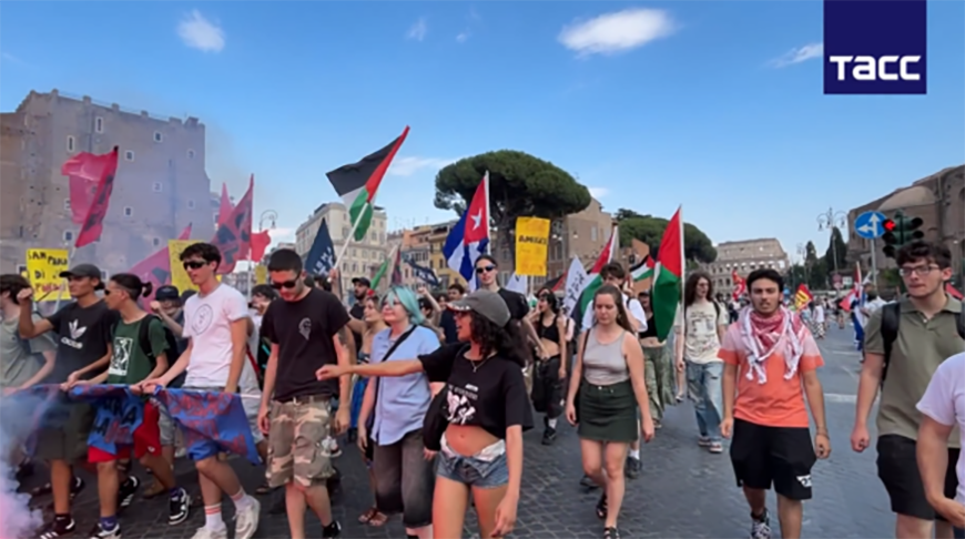 Скриншот видео ТАСС