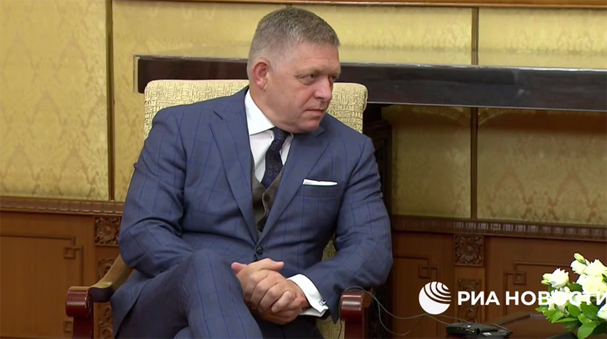 Роберт Фицо. Скриншот видео  РИА Новости 