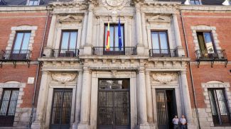 Здание Министерства иностранных дел Испании, где проходят переговоры КНР и США по торгово-экономическим вопросам. Фото Синьхуа