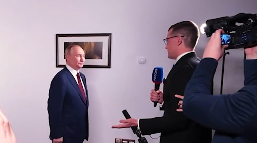 Скриншот видео телеканала "Россия"