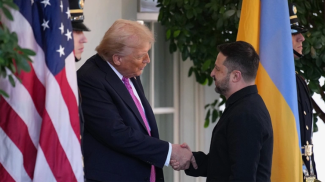 Дональд Трамп и Владимир Зеленский. Фото из архива Getty Images