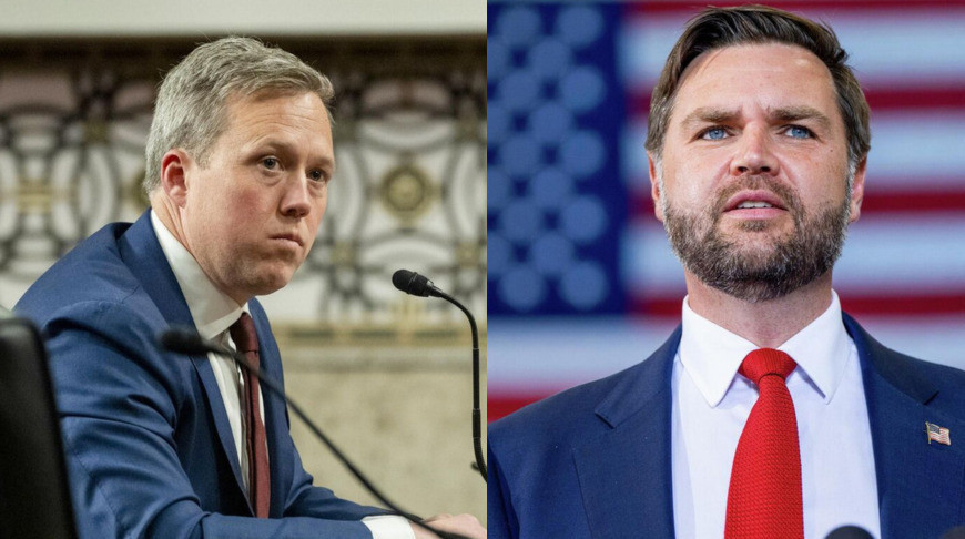 Дэниел Дрисколл и Джей Ди Вэнс. Фото АР