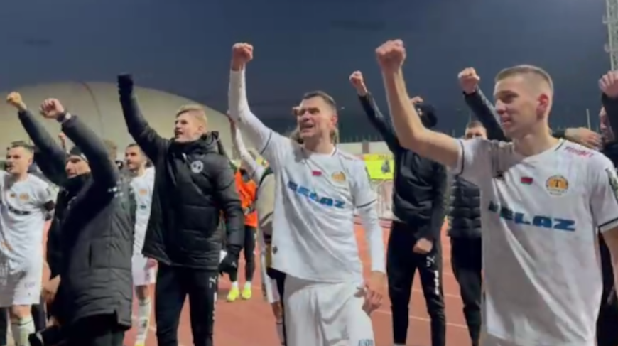 Скриншот видео ФК "Торпедо-БелАЗа"