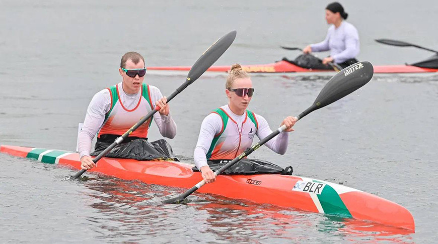 Егор Пашковец и Ева Данильчук. Фото Минспорта