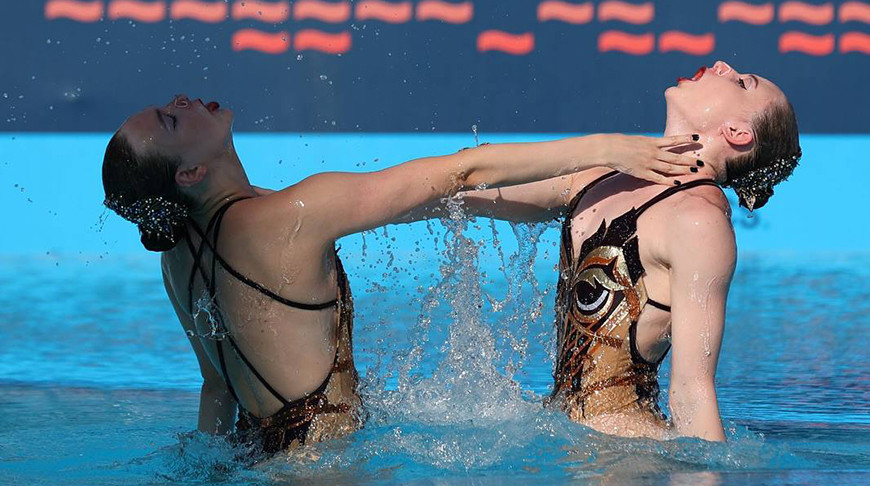 Анастасия Добровольская и Александра Мирончик. Фото РЦОП по водным видам спорта