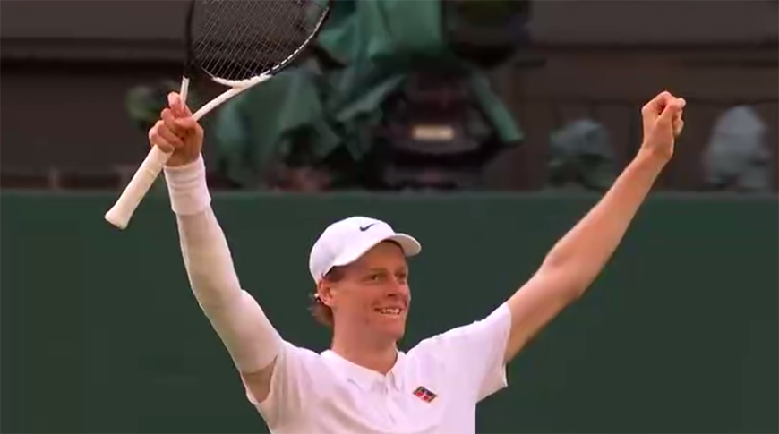 Янник Синнер. Скриншот видео