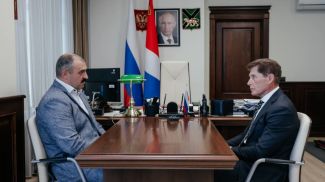 Виктор Лукашенко и Олег Кожемяко. Фото НОК