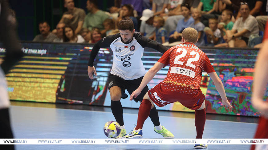 В Бресте состоялся матч-открытие чемпионата Беларуси по мини-футболу