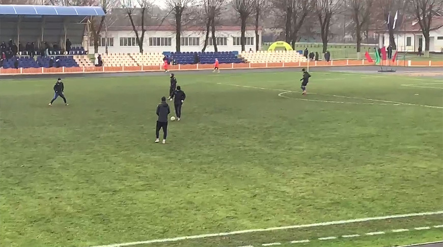 Скриншот видео ФК "Слоним"