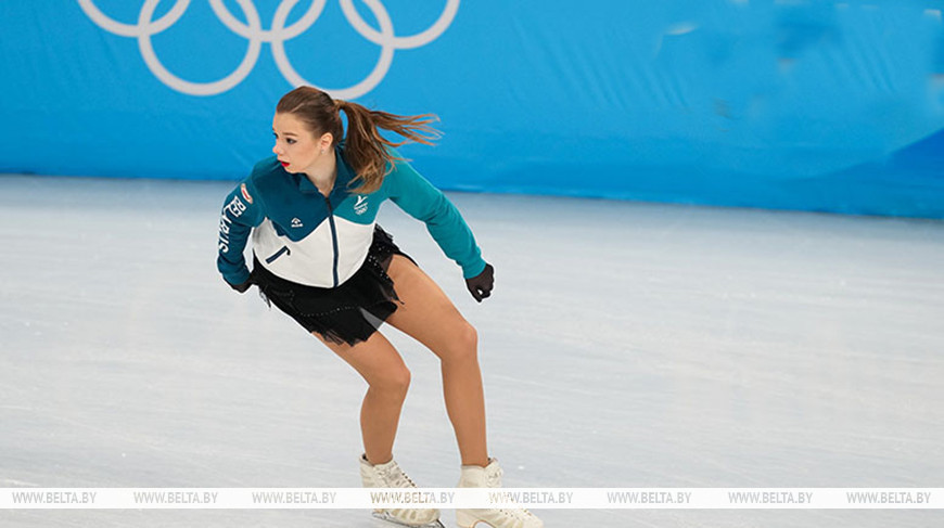 Виктория Сафонова во время разминки. Фото из архива