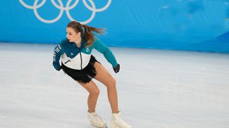 Виктория Сафонова во время разминки. Фото из архива