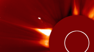 Фото Лаборатории солнечной астрономии ИКИ РАН/ LASCO Фото Лаборатории солнечной астрономии ИКИ РАН/ LASCO