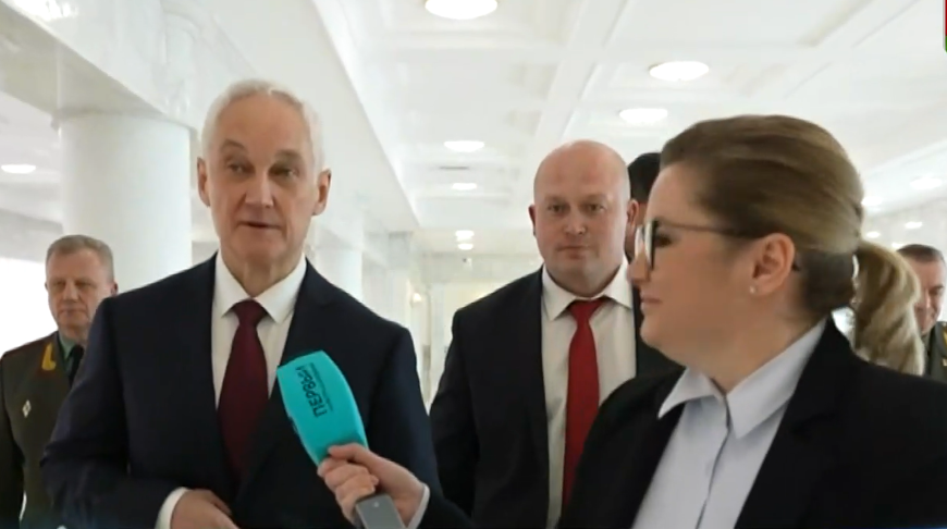 Скриншот видео телеканала "Беларусь 1"