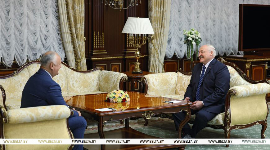 Игорь Додон и Александр Лукашенко