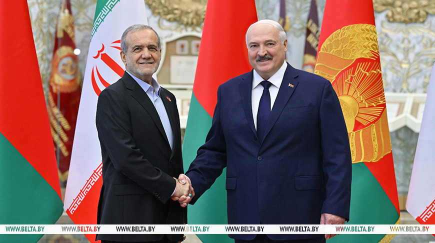 Масуд Пезешкиан и Александр Лукашенко