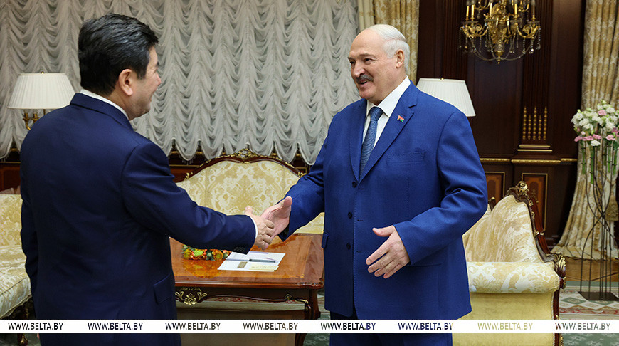 Ерлан Кошанов и Александр Лукашенко